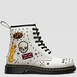 MARTENSY MODEL DR. MARTENS 1460 ROCKABILLY WHITE SMOOTH - 2