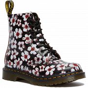 MARTENSY MODEL DR. MARTENS PASCAL 1460 PANSY FAYRE BLACK RED