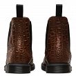 MARTENSY MODEL DR. MARTENS KENSINGTON FLORA CROCO DARK BROWN - 3