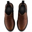 MARTENSY MODEL DR. MARTENS KENSINGTON FLORA CROCO DARK BROWN - 4