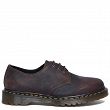 MARTENSY MODEL DR. MARTENS 1461 WAXED FULL GRAIN LEATHER CHESTNUT BROWN - 2