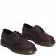 MARTENSY MODEL DR. MARTENS 1461 WAXED FULL GRAIN LEATHER CHESTNUT BROWN - 3