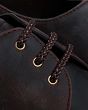 MARTENSY MODEL DR. MARTENS 1461 WAXED FULL GRAIN LEATHER CHESTNUT BROWN - 6