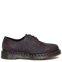 MARTENSY MODEL DR. MARTENS 1461 WAXED FULL GRAIN LEATHER CHESTNUT BROWN