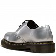 MARTENSY MODEL DR. MARTENS 1461 VEGAN SILVER CHROME PAINT METALLIC - 3