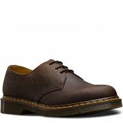 MARTENSY MODEL DR. MARTENS 1461 DARK BROWN CRAZY HORSE