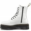 MARTENSY MODEL DR. MARTENS QUAD RETRO JADON WHITE POLISHED SMOOTH - 2