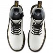 MARTENSY MODEL DR. MARTENS QUAD RETRO JADON WHITE POLISHED SMOOTH - 6