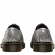 MARTENSY MODEL DR. MARTENS 1461 VEGAN SILVER METALLIC SNAKE - 5