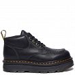 MARTENSY MODEL DR. MARTENS ZEBZAG LEATHER CASUAL 4 EYE LACE UP BOOTS BLACK - 2