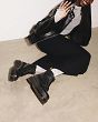 MARTENSY MODEL DR. MARTENS QUAD SINCLAIR MILLED NAPPA BLACK - 8