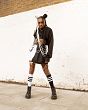 MARTENSY MODEL DR. MARTENS QUAD SINCLAIR MILLED NAPPA BLACK - 9