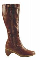 DR. MARTENS  JENNA HIGH LEG BOOT BROWN