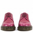 MARTENSY MODEL DR. MARTENS 1461 VEGAN HOT PINK CAMBRIDGE BRUSH - 5