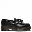 MARTENSY MODEL DR. MARTENS ADRIAN BEX BLACK SMOOTH yellow stitching - 2
