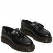 MARTENSY MODEL DR. MARTENS ADRIAN BEX BLACK SMOOTH yellow stitching - 3