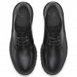 MARTENSY MODEL DR. MARTENS RAW SHOE LACED MONO BLACK - 6