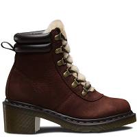 DR. MARTENS PARADE SYLVIA DARK BROWN (OCIEPLANE)