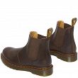 MARTENSY MODEL DR. MARTENS 2976 DARK BROWN CRAZY HORSE yellow stitching - 4