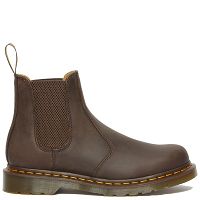 MARTENSY MODEL DR. MARTENS 2976 DARK BROWN CRAZY HORSE yellow stitching