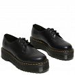 MARTENSY MODEL DR. MARTENS QUAD RETRO 1461 BLACK POLISHED SMOOTH - 3