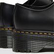 MARTENSY MODEL DR. MARTENS QUAD RETRO 1461 BLACK POLISHED SMOOTH - 7