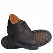 SOLOVAIR SOL03 CLASSIC BLACK GREASY grey stitching - 6