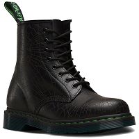 MARTENSY MODEL DR. MARTENS 1460 SKULL WEB LASER SMOOTH BLACK