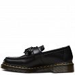 MARTENSY MODEL DR. MARTENS ADRIAN BLACK SMOOTH yellow stitching - 3