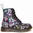 MARTENSY MODEL DR. MARTENS 1460 PASCAL BLACK + MULTI VINTAGE FLORAL BACKHAND - 2