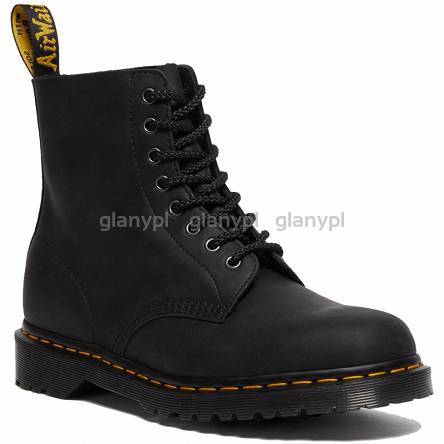 MARTENSY MODEL DR. MARTENS 1460 PASCAL WAXED FULL GRAIN LEATHER BLACK