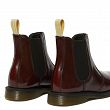 MARTENSY MODEL DR. MARTENS KENSINGTON FLORA VEGAN CHERRY RED CAMBRIDGE BRUSH - 4