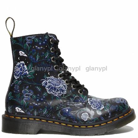 MARTENSY MODEL DR. MARTENS 1460 PASCAL MYSTIC FLORAL BLACK BACKHAND