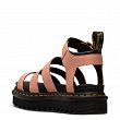 MARTENSY MODEL DR. MARTENS ZEBRILUS BLAIRE SALMON PINK + BLACK - 3
