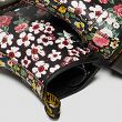 MARTENSY MODEL DR. MARTENS 1460 PASCAL 8 EYE BOOT WHITE+BLACK FLORAL MASH UP BACKHAND - 7