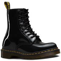 MARTENSY MODEL DR. MARTENS 1460 LAMPER PATENT BLACK LAKIERKI