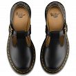 MARTENSY MODEL DR. MARTENS MARY JANE POLLEY BLACK SMOOTH - 4