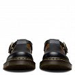 MARTENSY MODEL DR. MARTENS MARY JANE POLLEY BLACK SMOOTH - 5