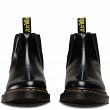 MARTENSY MODEL DR. MARTENS BIANCA BLACK POLISHED SMOOTH POINTED - 4