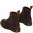 MARTENSY MODEL DR. MARTENS 1460 PASCAL WAXED FULL GRAIN LEATHER CHESTNUT BROWN - 4