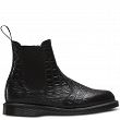 MARTENSY MODEL DR. MARTENS KENSINGTON FLORA CROCO BLACK - 2