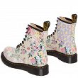 MARTENSY MODEL DR. MARTENS 1460 FLORAL MASH UP BACKHAND PARCHMENT BEIGE - 4