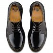 MARTENSY MODEL DR. MARTENS 1461 PATENT BLACK LAKIERKI - 4