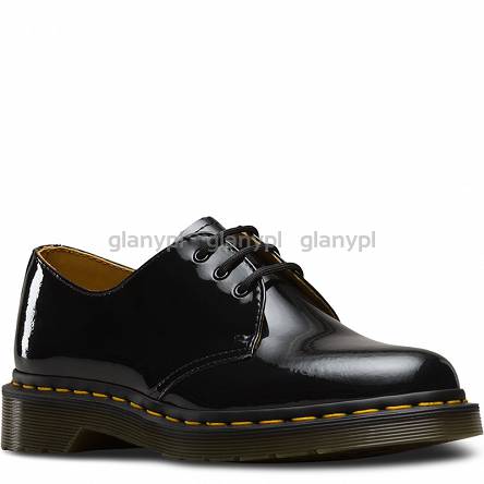 MARTENSY MODEL DR. MARTENS 1461 PATENT BLACK LAKIERKI